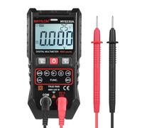 Multimetro digitale, tester di tensione, 4000 conteggi, TRMS, campo automatico/manuale, multitester, misurazione della tensione AC/DC, resistenza, test on-off, NCV, contactless