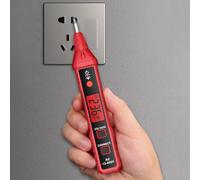 Multimetro digitale, Tester di tensione CA senza contatto Display LCD Rilevatore di punti di interruzione del filo Allarme luminoso con torcia
