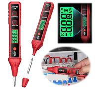 Multimetro digitale, Tester di tensione CA senza contatto Penna rilevatore di tensione digitale Display LCD Tester elettrico CA 12-400 V