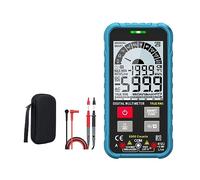 Multimetro Digitale Tester Di Tensione Condensatore A Vero RMS 6000 Conteggi Transistor Meter AC DC Ohm Tester NCV Multimetro Universale(118B-BLUE)