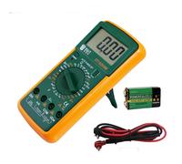 Multimetro digitale Tester di tensione Misurazione corrente CC/CA/Display su grande schermo/Indicazione di sovraccarico/Misurazione della capacità