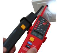 Multimetro digitale, Tester di tensione UT18C UT18D UT15C Sequenza di fase Continuità Rilevatore di tensione Display LCD Gamma automatica(UT18C)