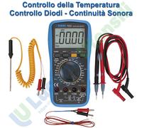 Multimetro Digitale Tester Professionale FERVI Amperometro AC/DC Voltmetro T053