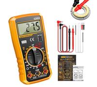 Multimetro Digitale - Tester rapido e preciso a 1999 punti,Multimetro automatico,Uso commerciale, domestico, da elettricista, industriale, residenziale, barca,