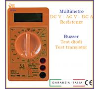 Multimetro digitale tester x resistenza ohm tascabile portatile continuità DT832