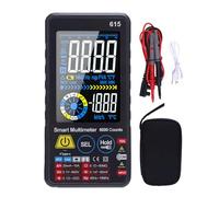 Multimetro digitale Touchscreen intelligente Display VA invertito a colori Rilevamento tensione senza contatto per elettricisti Tecnici Materiale ABS Dimensioni portatili con