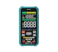 Multimetro Intelligente Auto Range True NCV DC AC Tester Di Tensione Voltmetro Automatico Misurazione Della Temperatura Digitale Lettura Rapida Accurata Facile(120B-green)