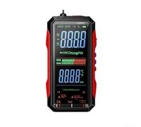 Multimetro intelligente professionale 6000 conteggi gamma automatica, display LCD retroilluminato a colori, test di rilevamento NCV Live Wire, voltmetro digitale ricaricabile USB per riparazioni