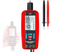 Multimetro manuale 2 in 1, penna di prova elettrica, digitale, 6000 impulsi di conteggio, multimetro, tester di perdita, tensione professionale, corrente, capacità, resistenza, frequenza, diodi