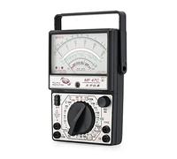 Multimetro Meccanico, Multimetro A Puntatore Analogico Mf47 Misuratore di Tensione/Corrente/Resistenza/Capacità Ac/Dc Con Cicalino Anti-Bruciatura (0-2500 V, 0-10K Ohm, 0-10 A)