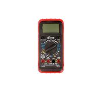 Multimetro - multimetro digitale con misurazione fino a 600 VCC, funzioni di tensione, corrente e resistenza, display LCD e design compatto.