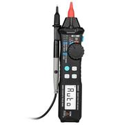Multimetro, Multimetro digitale NCV Auto Range True-RMS 6000 Count Amperimetrica tascabile for elettricisti Amperometro intelligente di precisione
