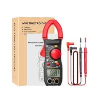 Multimetro, Pinza amperometrica digitale professionale, multimetro for corrente continua/ta, pinze, amperometro, tester di tensione, voltmetro for auto, ohm NCV(Rot)
