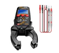Multimetro Pinze - Misuratore di Capacità - 6000 Counts Dispositivo Multifunzione Con Retroilluminazione E Lampada Da Lavoro Per Tensione AC/DC Capacità Resistenza Temperatura