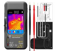 Multimetro professionale per immagini termiche con risoluzione 240x240 e display touch per diagnostica elettrica multimetro termografo 20000 conteggio