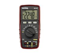 Multimetro Testboy 317 True RMS (multimetro intelligente per installazioni elettriche, misurazione di temperatura, resistenza, frequenze fino a 10 MHz e capacità fino a 60 mF)