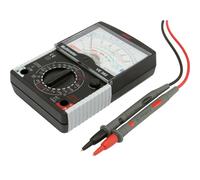 VEMER VE368700 VE 382: Tester Elettricista Analogico Tascabile, Multimetro AC/DC per Tensione, Corrente, Resistenza, Transistor, Diodi, Batterie, Nero