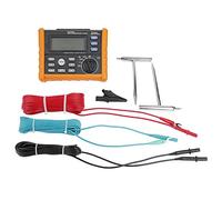 multimetro, tester di isolamento Peakmeter Ms2302 Tester digitale di resistenza terrestre 0~4K Ohm 100 gruppi di registrazione dati