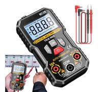 Multimetro Tester - Digitale Intelligente 6000 Conteggi Multimetro,Strumenti di Misura per Costruzione Solare Industriale Automobile Circuito Diagnostica Aria Condizionata