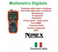 Multimetro Tester Strumento Digitale Capacimetro Frequenzimetro Temperatura