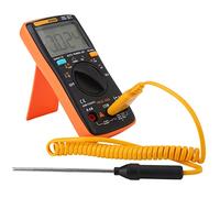 Multimetro True RMS, ANENG AN8009 Multimetro Digitale con Range Automatico con Ampio Display LCD Retroilluminato per Continuare a Misurare