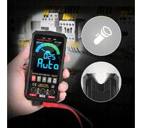 MULTIMETRO UNIVERSALE DIGITALE NCV RMS TEST LIVE TERMOCOPPIA TEMP TORCIA A LED