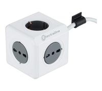MULTIP. CUBO 3XUNIV+2 X10A + CAVO 1,5 MT