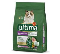 Multipack! 2 x Ultima Cat Crocchette per gatti - Sterilized Hairball Tacchino (2 x 7,5 kg)