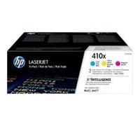 HP Confezione da 3 cartucce toner ciano/magenta/giallo originale ad alta capacità LaserJet 410X