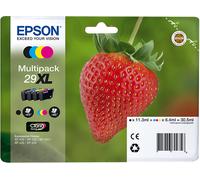 Multipack 4 cartucce EPSON Fragola 29XL Nero, Giallo, Ciano, Magenta