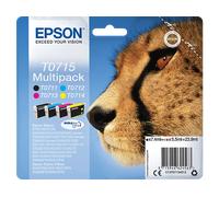 Multipack 4 cartucce EPSON Ghepardo (T0715) Nero, Giallo, Ciano, Magenta