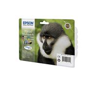 Multipack 4 cartucce EPSON Scimmia T0895 Nero, Giallo, Ciano, Magenta