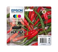 MULTIPACK 4 CARTUCCE INCHIOSTRI ORIGINALI EPSON 503XL PEPERONCINO NERO + COLORI