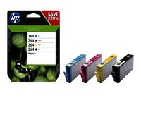 MULTIPACK 4 CARTUCCE ORIGINALI HP 364 N9J73AE BK C M Y