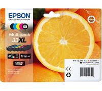 Multipack 5 cartucce EPSON Arancia 33XL Nero, Giallo, Ciano, Magenta, Nero Photo