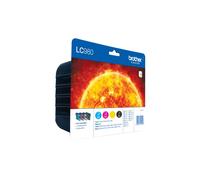 Brother LC980VALBP cartuccia d'inchiostro 4 pz Originale Nero, Ciano, Magenta, Giallo