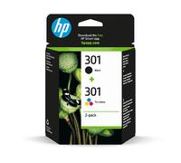 HP Confezione da 2 cartucce originali di inchiostro nero/tricromia 301