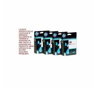 MULTIPACK CARTUCCE HP 88 BK/C/M/Y ORIGINALI SCADUTE C9385AE C9386AE