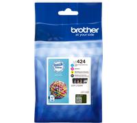 Multipack Cartucce Originali Brother LC-424VAL (Nero e Colori 3000 pagine)