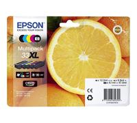 Multipack Cartucce Originali Epson T335740 33XL (Nero e Colori XL Conf. 5)
