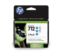 Multipack Cartucce Originali HP 3ED77A 712 (Ciano 29 ml Conf. 3)