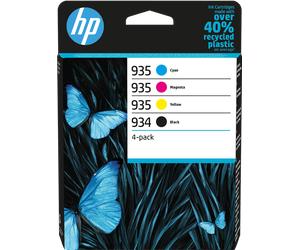 Multipack Cartucce Originali HP 6ZC72AE 934 935 (Nero e Colori Conf. 4)