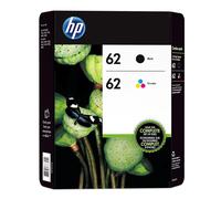 HP Confezione da 2 cartucce originali di inchiostro nero/tricromia 62