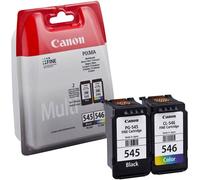 Canon PG-545/CL-546 Multipack cartuccia d'inchiostro 2 pz Originale Nero, Ciano, Magenta, Giallo