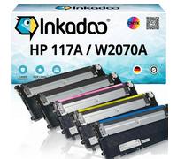 Multipack Compatibile con HP W2070A / 117A XL Laser Multicolore 5x Toner