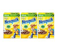Multipack da 3 Confezioni di Nesquik Cereali Classico Palline di Cereali Al Gusto Cioccolato Ogni Confezione Contiene 330 Grammi