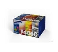 Multipack da 4 Toner Samsung CLTP406C Nero e Colore Originali