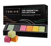 Multipack di Lussuosa Cera Fresca Profumata da Sciogliere Wax Melt Tart Artigianale Fumino Pacchetto Essenziale 12 Cere da Fondere 6 Fragranze dalla Profumazione Intensa con Cera d’Api e Olio di Cocco