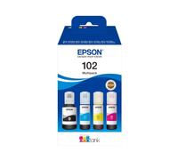 MULTIPACK EPSON FLACONI 102 C13T03R640 4 colori per ECOTANK ET-2700 ET-2750 ET-3