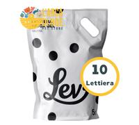 Multipack Lev Lettiera Sabbia in Gel di Silice 5 lt Super Assorbente per Gatti